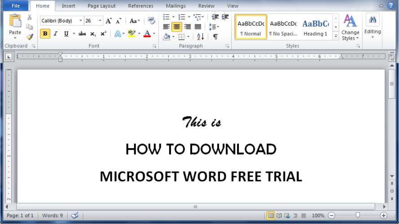 microsoft office word 2010 free download for mac
